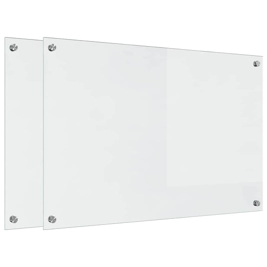 Küchenrückwand Transparent 90 x 60 x 0.8 cm Gehärtetes Glas