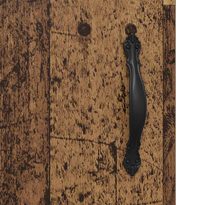 Wandmontierter Schrank 2 pcs Altholz 69,5 x 34 x 90 cm