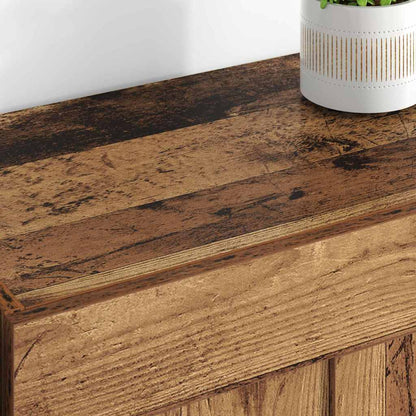 Wandmontierter Schrank 2 pcs Altholz 69,5 x 34 x 90 cm