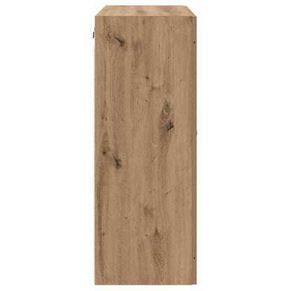 Wandmontierter Schrank 2 pcs Artisan-Eiche 69,5 x 34 x 90 cm
