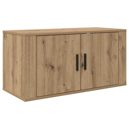 Wand-TV-Schrank Set 2 pcs Artisan-Eiche 80 x 34,5 x 40 cm