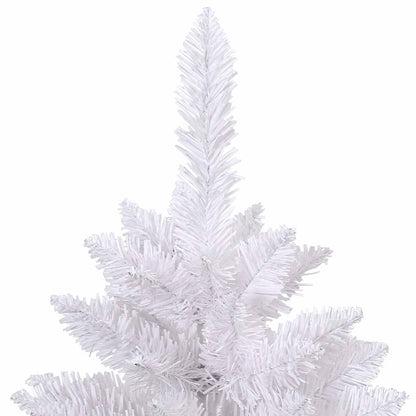 Künstlicher klappbarer Weihnachtsbaum Weiß 180 cm PVC und Stahl