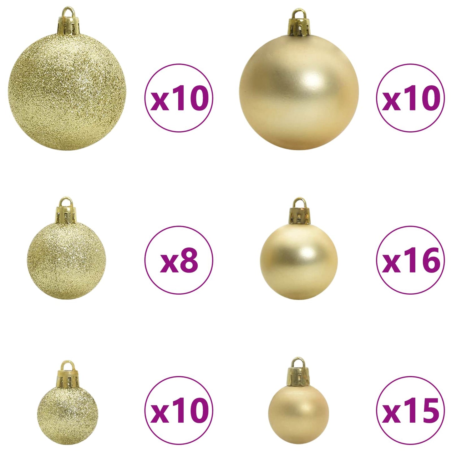 Künstlicher klappbarer Weihnachtsbaum Weiß 180 cm PVC und Stahl