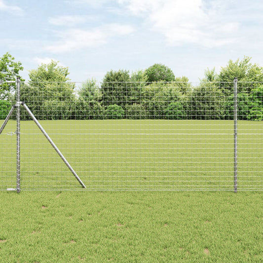 Zaunpfosten 26 Stk Ø32 mm 190 cm Verzinkter Stahl