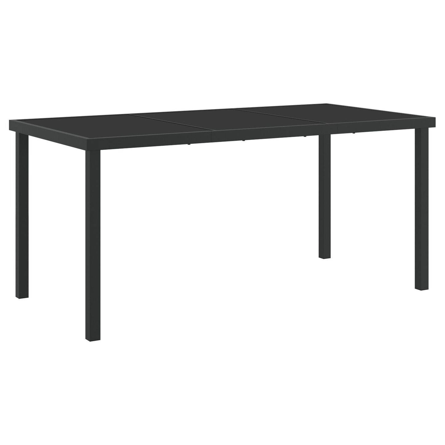 5-teiliges Garten-Essgruppen-Set mit Kissen Grau Poly-Rattan