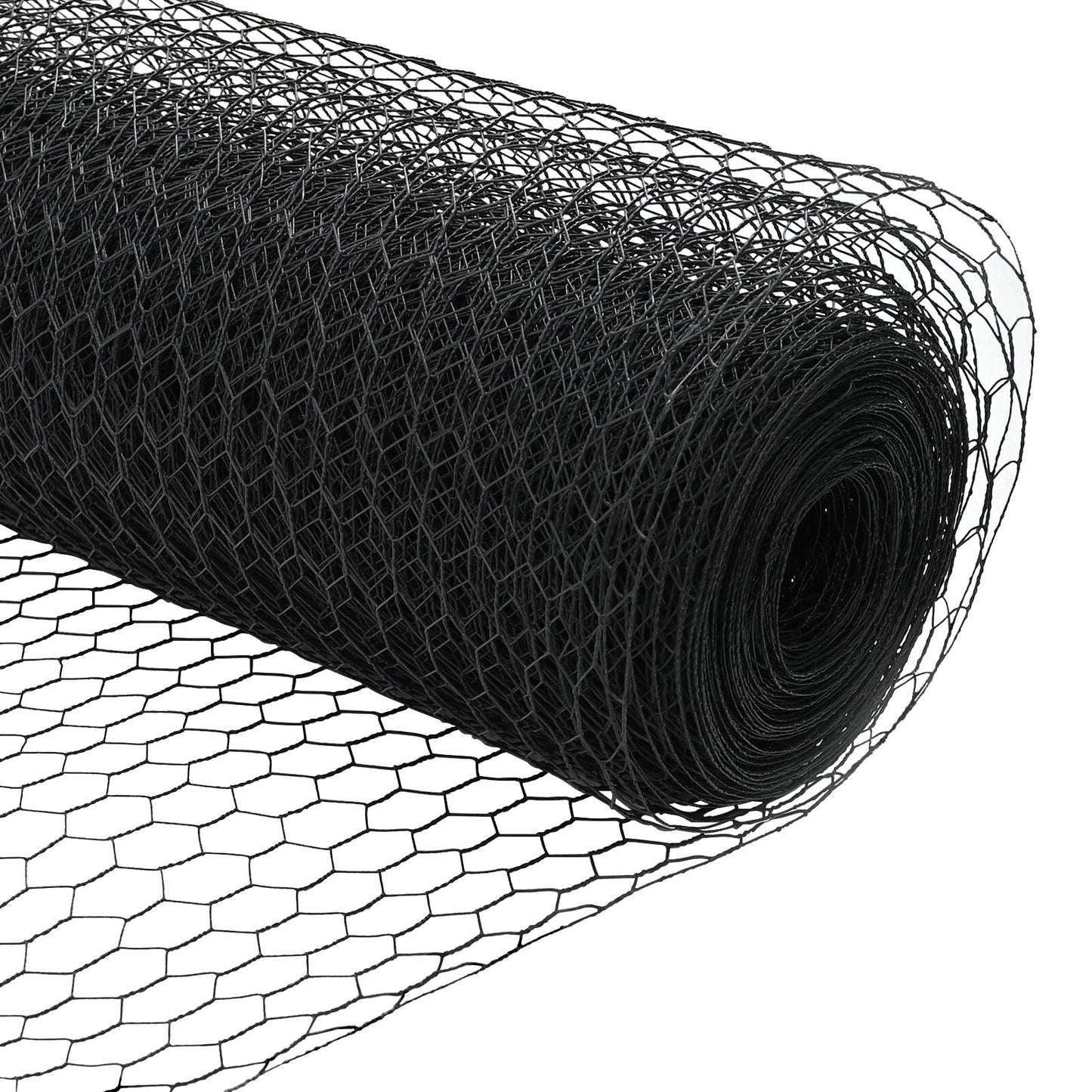 Zaunpfosten 22 Stück U-Kanal Grau 140 cm Stahl, vidaXL Sechseckiger Zaun Grau 1,4x25 m Stahl