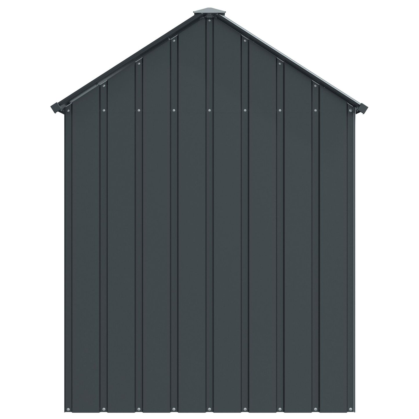 Vogelvoliere mit Erweiterung Anthrazit 112x442x141 cm Stahl