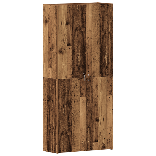 Schuhschrank Altholz 80x35,5x180 cm Ingenieurholz
