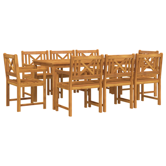Gartenstühle 2 Stk 56x56x90 cm Massivholz Akazie