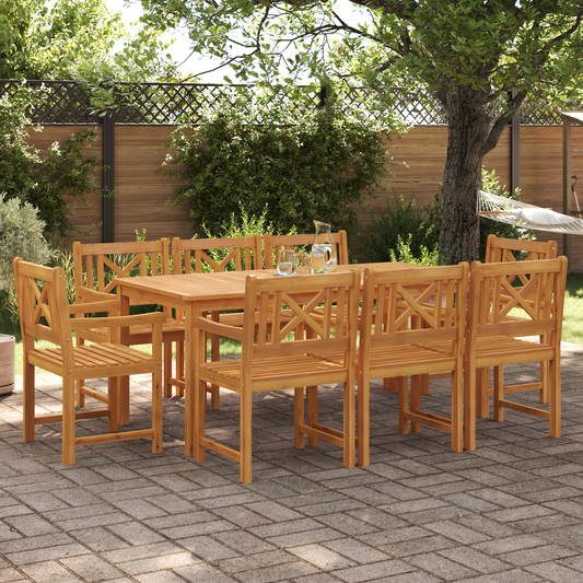 Gartenstühle 2 Stk 56x56x90 cm Massivholz Akazie