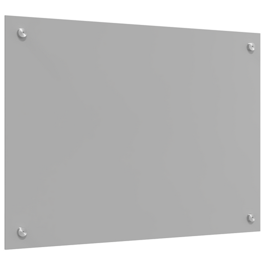 Küchenrückwand in Lichtgrau 70x50x0,6 cm aus Sicherheitsglas