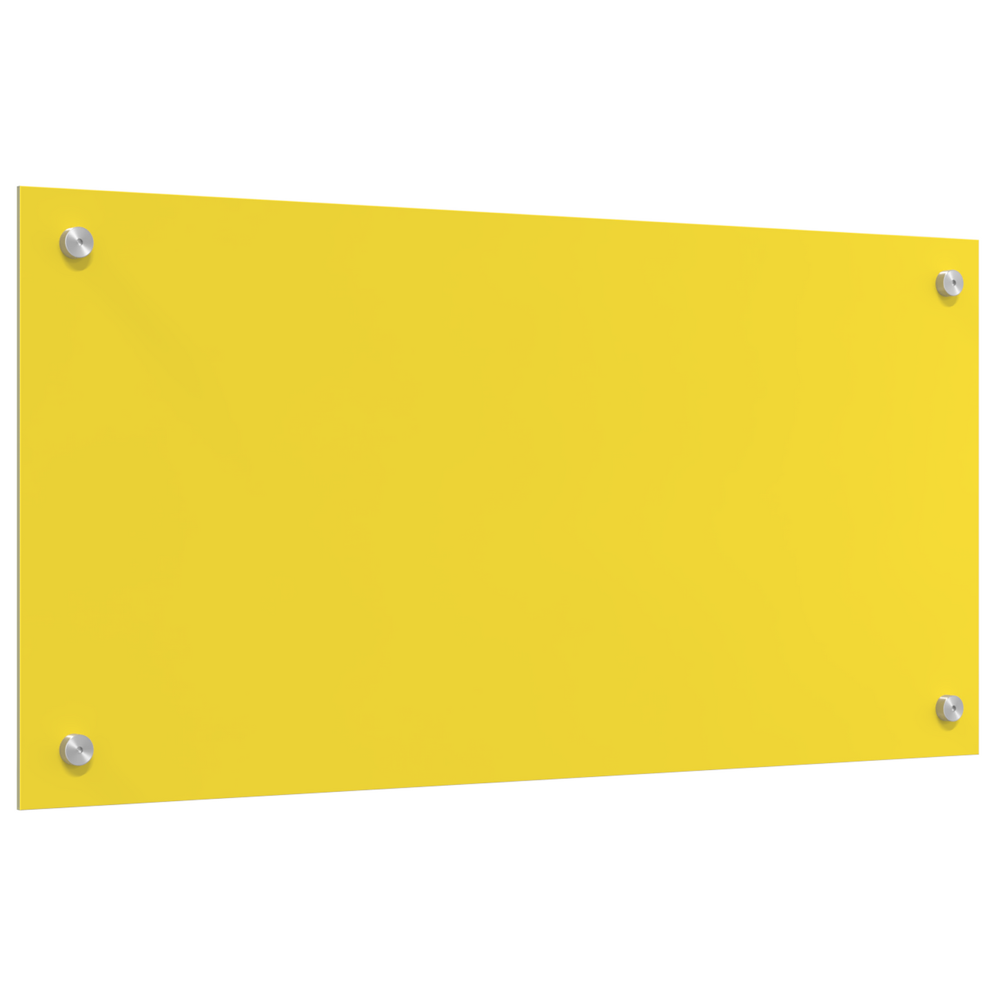 Küchenrückwand Gelb 80 x 40 x 0.6 cm Gehärtetes Glas