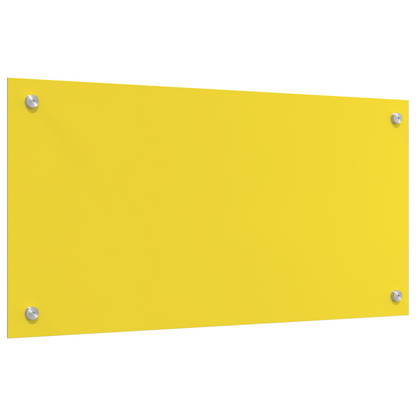 Küchenrückwand Gelb 80 x 40 x 0.6 cm Gehärtetes Glas