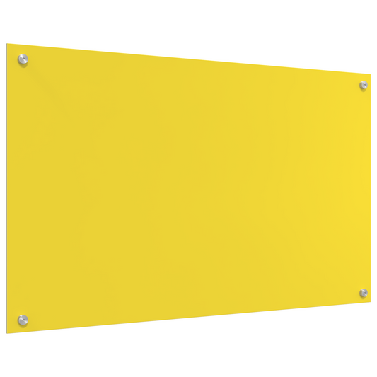 Küchenrückwand Gelb 100 x 60 x 0,6 cm