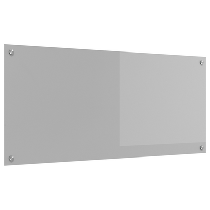Küchenrückwand Hellgrau 110 x 50 x 0.6 cm Gehärtetes Glas