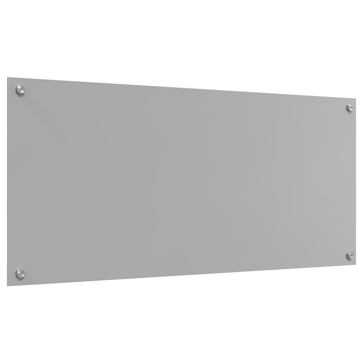 Küchenrückwand Hellgrau 110 x 50 x 0.6 cm Gehärtetes Glas