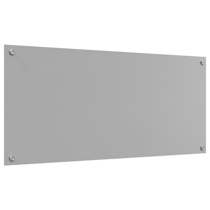 Küchenrückwand Hellgrau 110 x 50 x 0.6 cm Gehärtetes Glas
