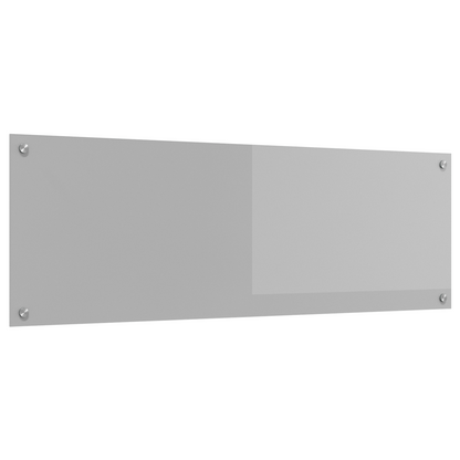 Küchenrückwand Hellgrau 120 x 40 x 0,6 cm Gehärtetes Glas