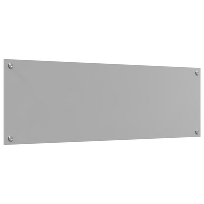 Küchenrückwand Hellgrau 120 x 40 x 0,6 cm Gehärtetes Glas