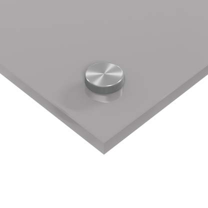 Küchenrückwand Hellgrau 120 x 50 x 0,6 cm Gehärtetes Glas