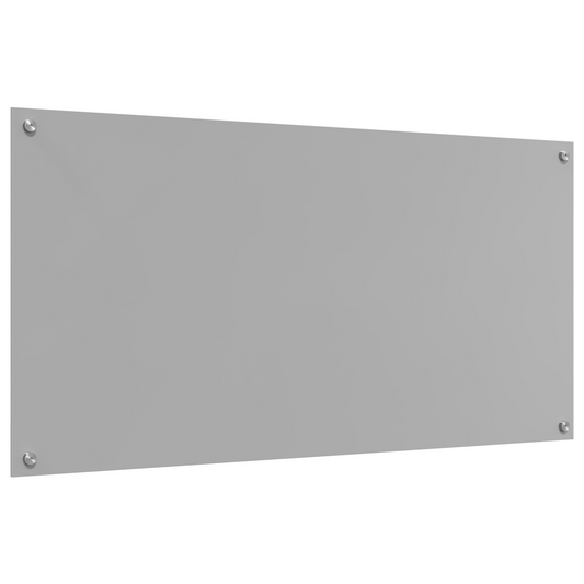 Küchenrückwand Hellgrau 120 x 60 x 0,6 cm Gehärtetes Glas