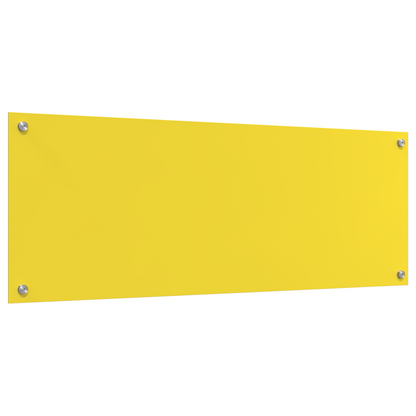 Küchenrückwand Gelb 110 x 40 x 0.6 cm Gehärtetes Glas