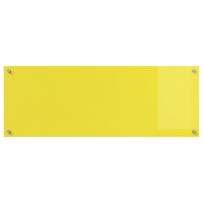 Küchenrückwand Gelb 110 x 40 x 0.6 cm Gehärtetes Glas