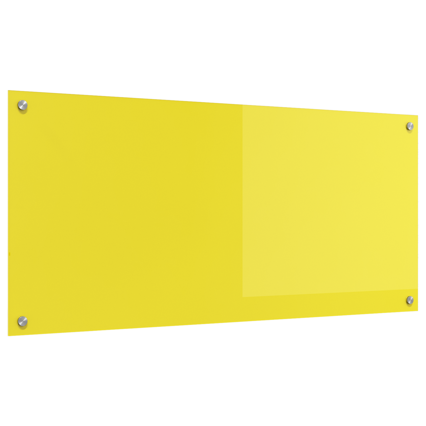 Küchenrückwand Gelb 110 x 50 x 0.6 cm Gehärtetes Glas