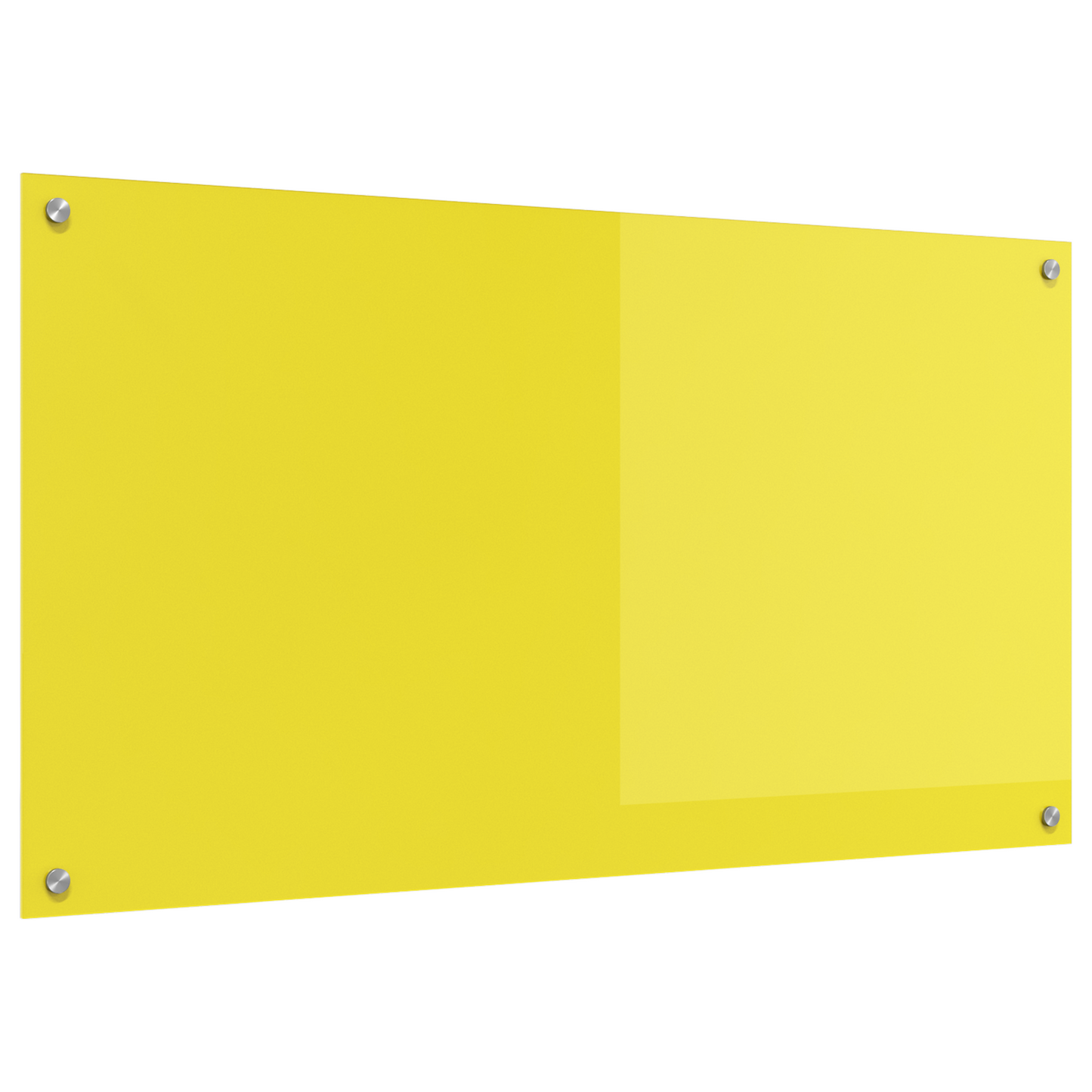 Küchenrückwand Gelb 110 x 60 x 0.6 cm Gehärtetes Glas