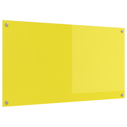 Küchenrückwand Gelb 110 x 60 x 0.6 cm Gehärtetes Glas
