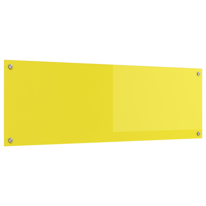 Küchenrückwand Gelb 120 x 40 x 0,6 cm Gehärtetes Glas