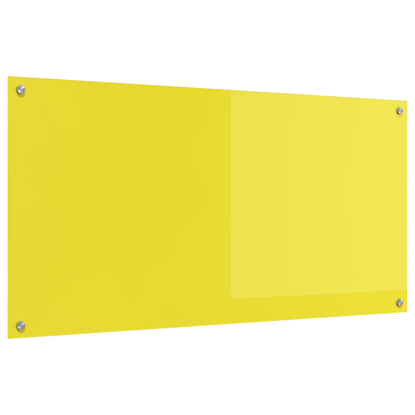 Küchenrückwand Gelb 120 x 60 x 0,6 cm Gehärtetes Glas