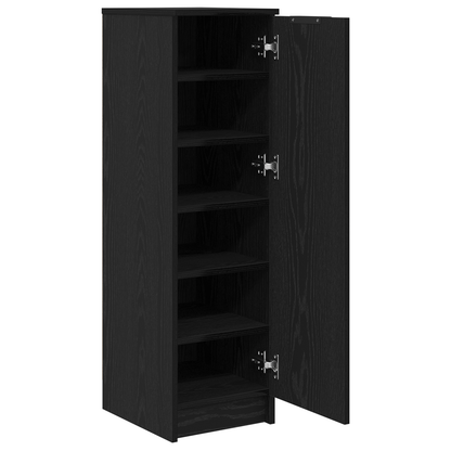 Schuhschrank Schwarze Eiche 29.5 x 35 x 101 cm Holzwerkstoff
