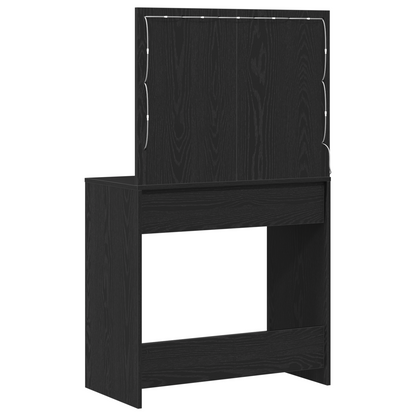 Schminktisch Schwarze Eiche 78,5 x 41 x 135 cm Holzwerkstoff