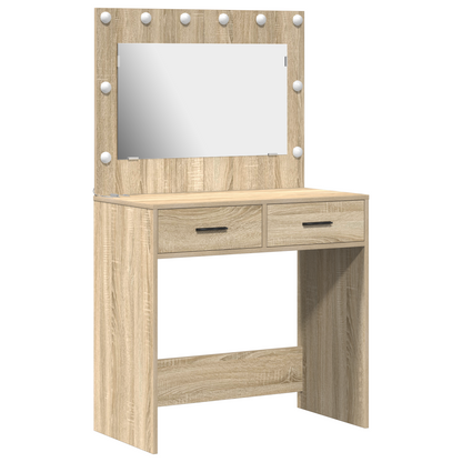 Schminktisch Sonoma Eiche 78,5 x 41 x 135 cm Holzwerkstoff