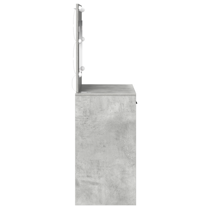 Schminktisch Betongrau 78,5 x 41 x 135 cm Holzwerkstoff