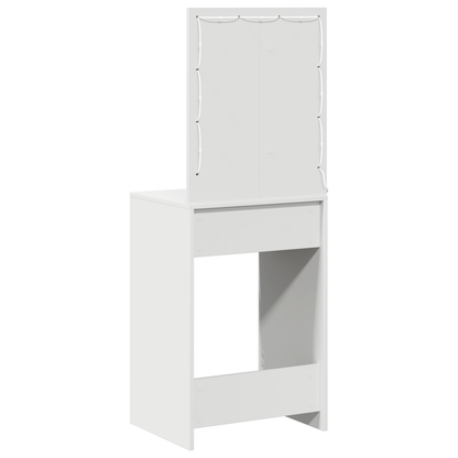 Schminktisch mit Schubladen Weiß 50 x 41 x 135 cm Holzwerkstoff
