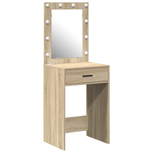 Schminktisch Sonoma Eiche 50 x 41 x 135 cm Holzwerkstoff