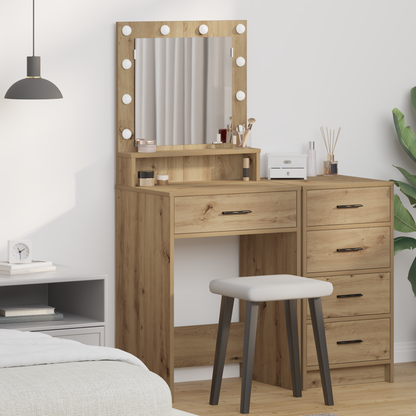 Schminktisch Artisan-Eiche 79 x 41 x 135 cm Holzwerkstoff
