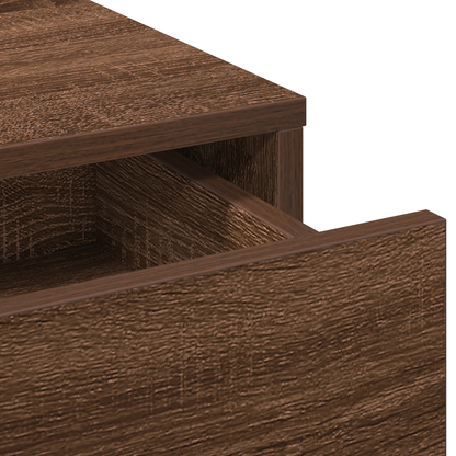 Schminktisch Braun Eichen-Optik 50 x 41 x 135 cm Holzwerkstoff