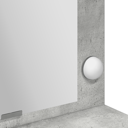 Schminktisch Betongrau 100 x 41 x 135 cm Holzwerkstoff