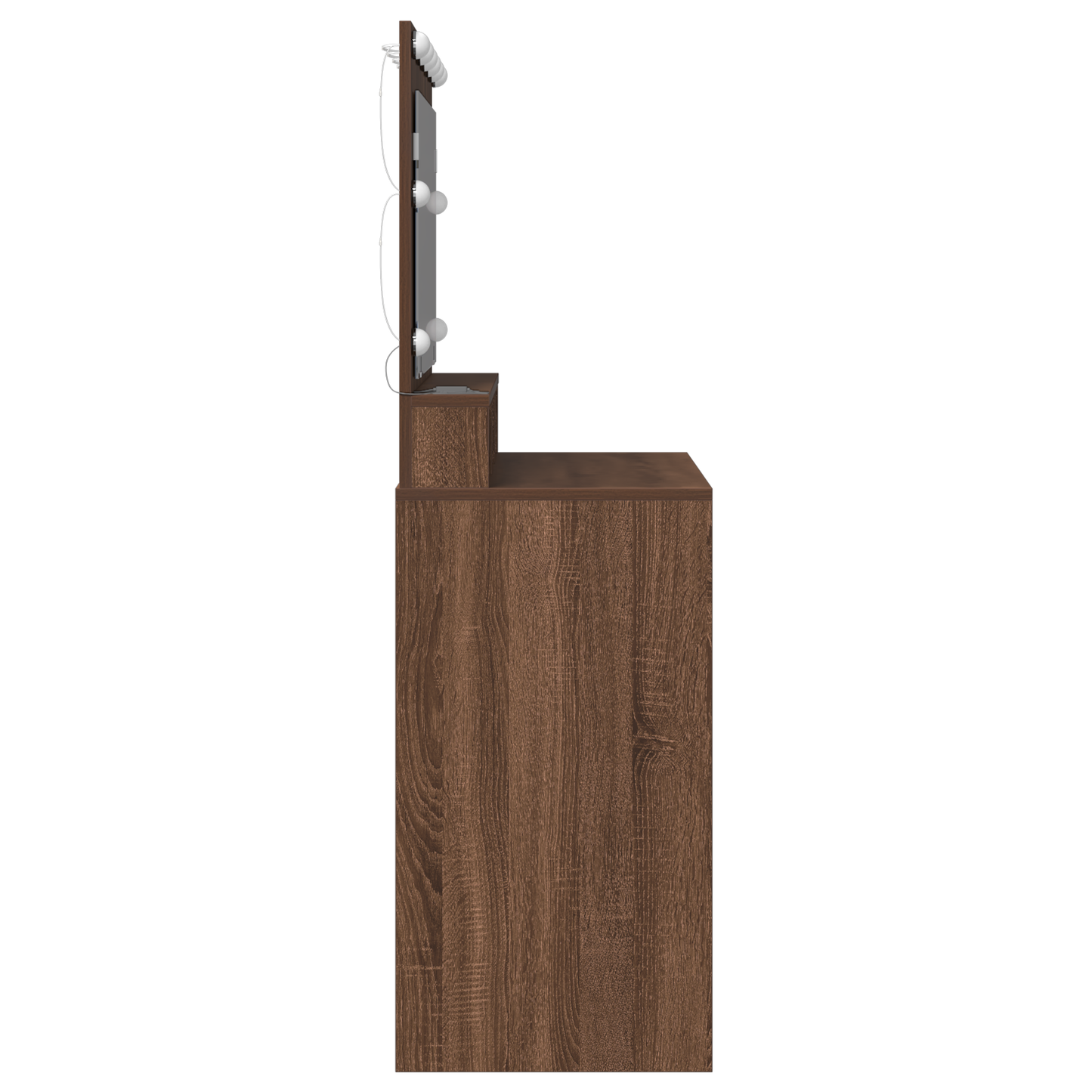 Schminktisch Braun Eichen-Optik 100 x 41 x 135 cm Holzwerkstoff