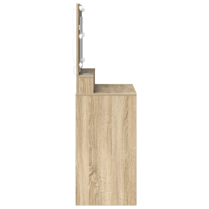 Schminktisch Sonoma-Eiche 79 x 41 x 135 cm Holzwerkstoff