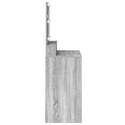 Schminktisch Grau Sonoma 79 x 41 x 135 cm Holzwerkstoff