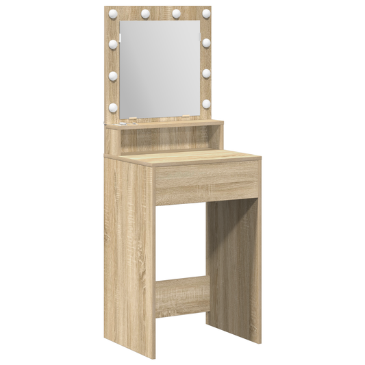 Schminktisch Sonoma-Eiche 50 x 41 x 135 cm Holzwerkstoff