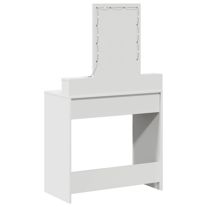 Schminktisch mit Schubladen Weiß 79 x 41 x 140 cm Holzwerkstoff