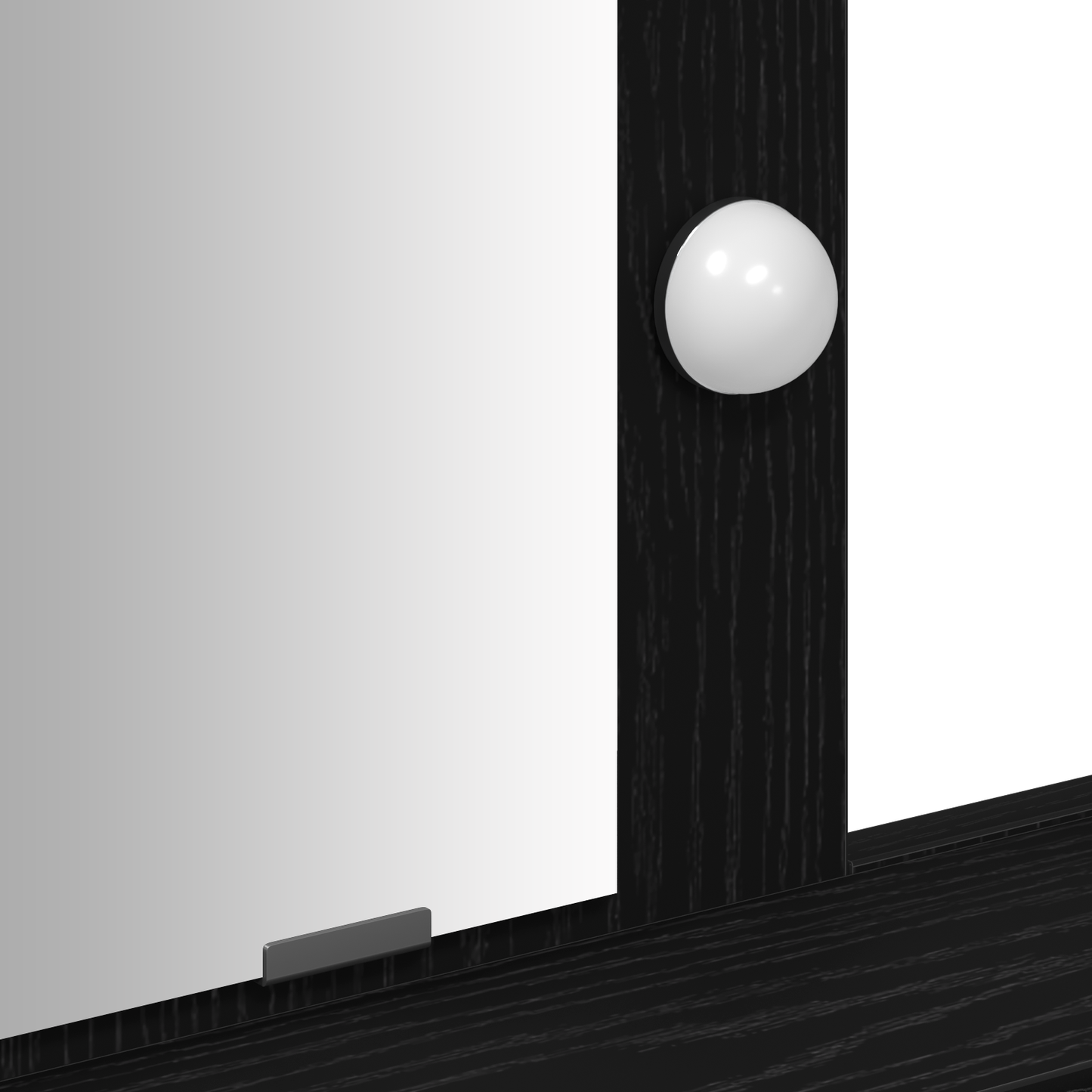 Schminktisch Schwarz 100 x 41 x 140 cm Holzwerkstoff