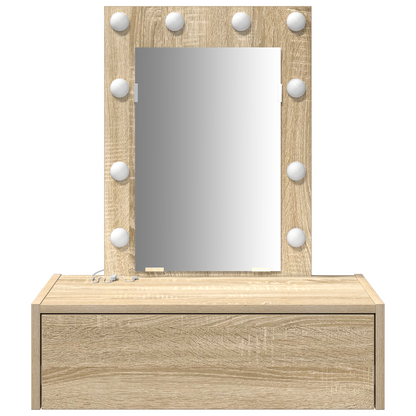 Schminktisch mit Schubladen Braun 60 x 40 x 70 cm Holzwerkstoff