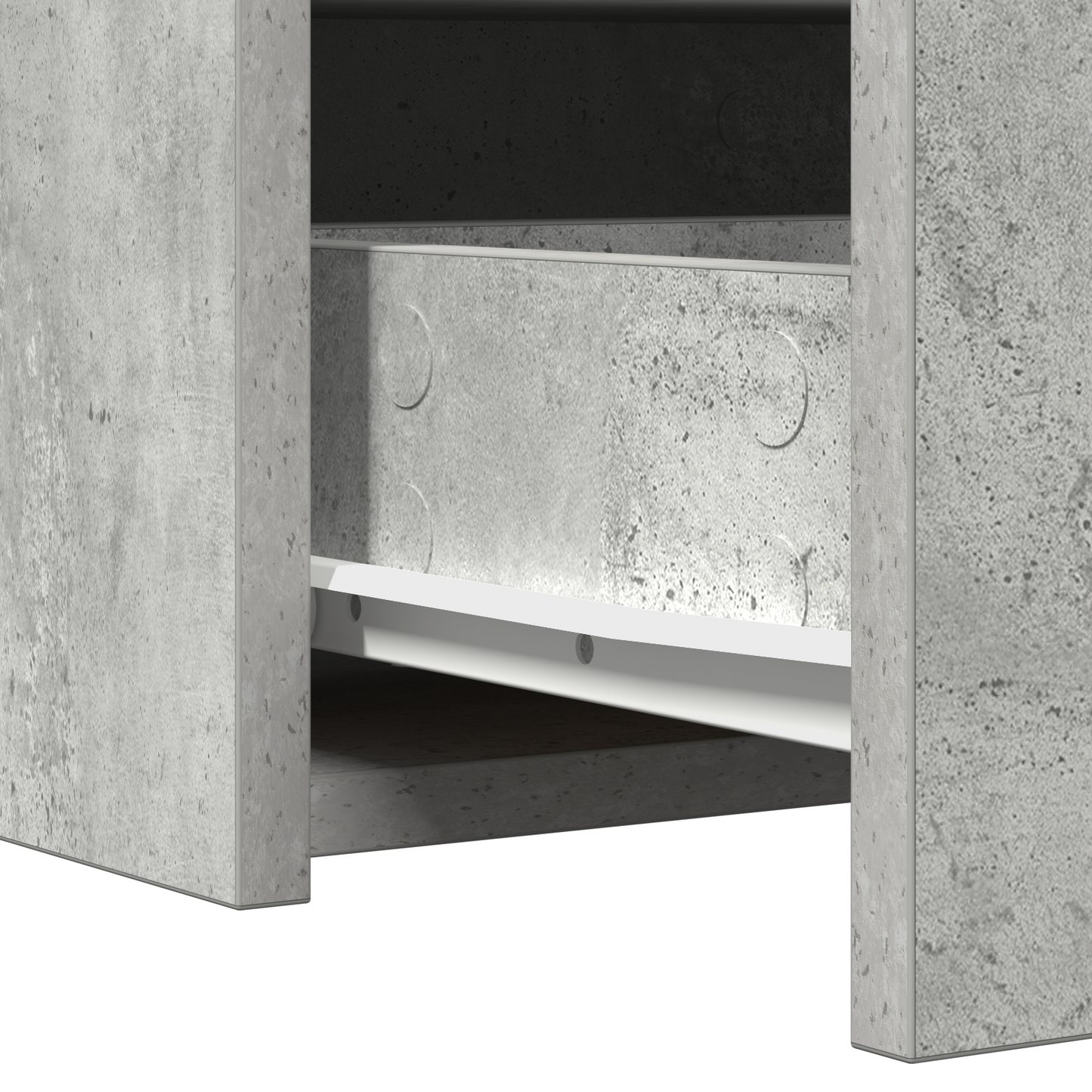 Schminktisch mit Schubladen Grau 60 x 40 x 70 cm Holzwerkstoff