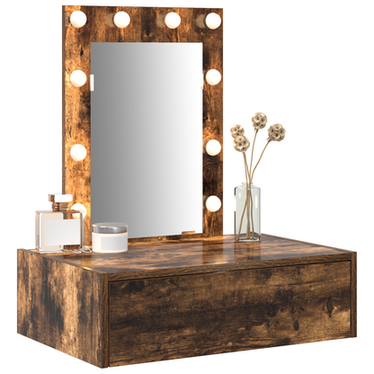 Schminktisch mit Schubladen Braun 60 x 40 x 70 cm Holzwerkstoff